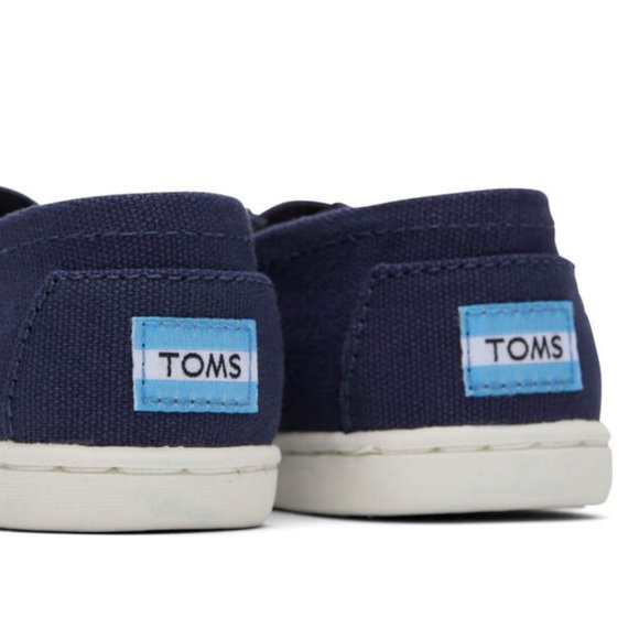 TOMS Kids - Baby Tom's Tiny Alpargata Canvas Size 6 T Walker Shoe - Picture 2 of 11